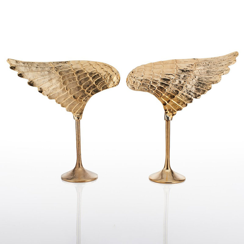 Wing Sculpture, Right, Gold