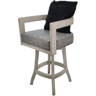 Vinyle gris marbre Halke - coussin noir