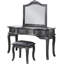 Ensemble de meuble-lavabo contemporain gris