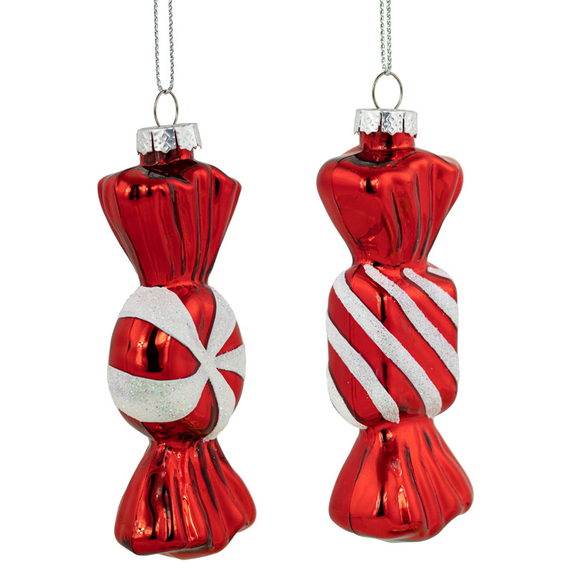 4'' Starburst Glass Finial Ornament