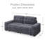 Canapé d'appoint 2 places Bekey-1450510704