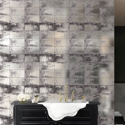 Autocollant mural antirouille rouille 22,83 po x 78,74 po