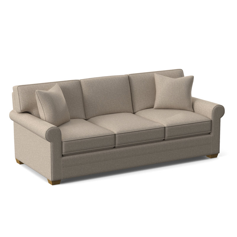 Bedford Upholstered 86'' Sofa, Eggshell Crypton Performance; 0884-93, Frost White