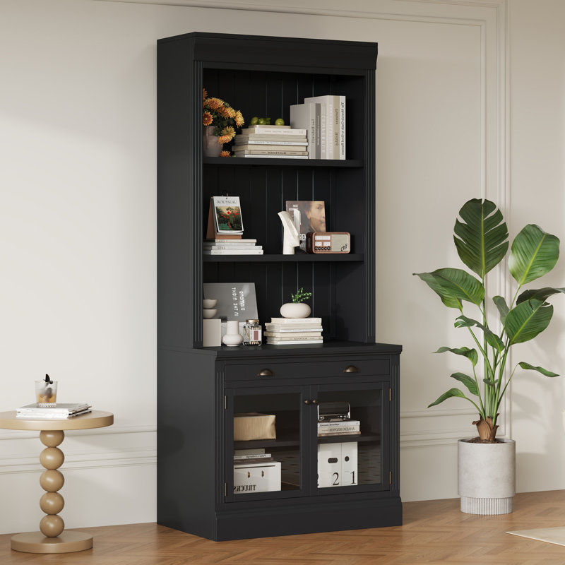 Bibliothèque de rangement avec tablettes ouvertes pour le salon, le bureau personnel