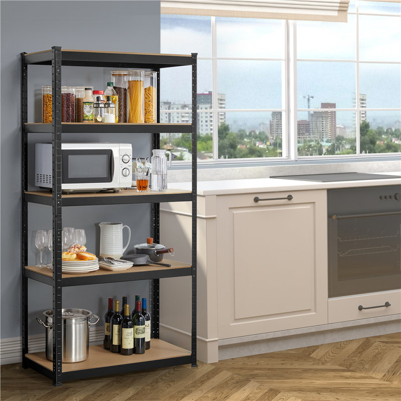 90cm W Height -Adjustable, Black