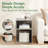 Geometric Design 20" S-Shaped Nightstand With Versatile Storage-919365744
