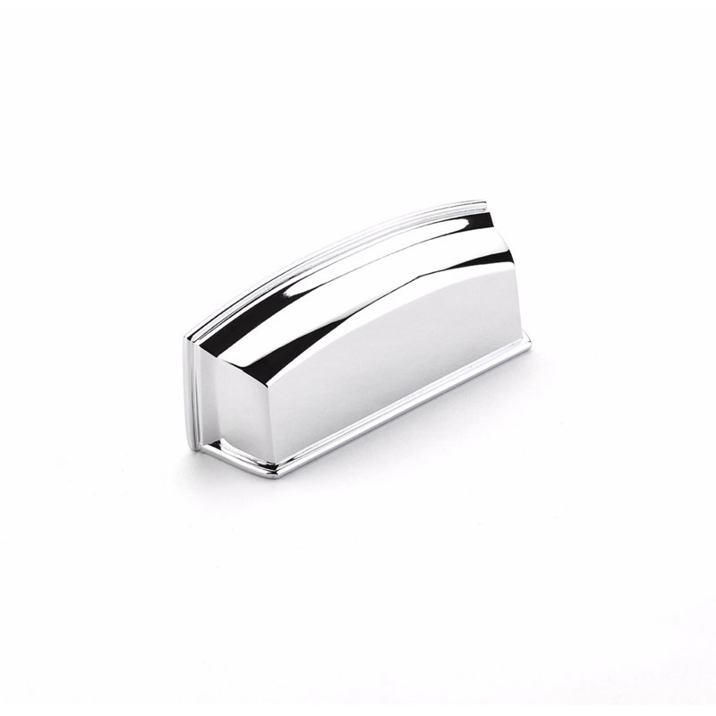 Menlo Park Cup / Bin Pull, Polished Chrome
