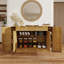 55" Modern Storage Cabinet With Magic Tape Doors，Stripe MDF Sideboard With Drawers And Shelves-2096913882