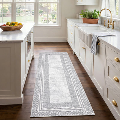 Tapis bordé lavable à la machine, à motif géométrique, à poils courts et doux, antidérapant, pour le salon, la salle à manger, la salle à manger et la chambre à coucher