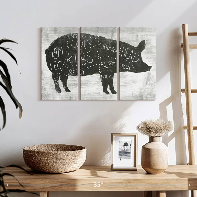 Senne Farmhouse Butcher I, 32" H x 50" W