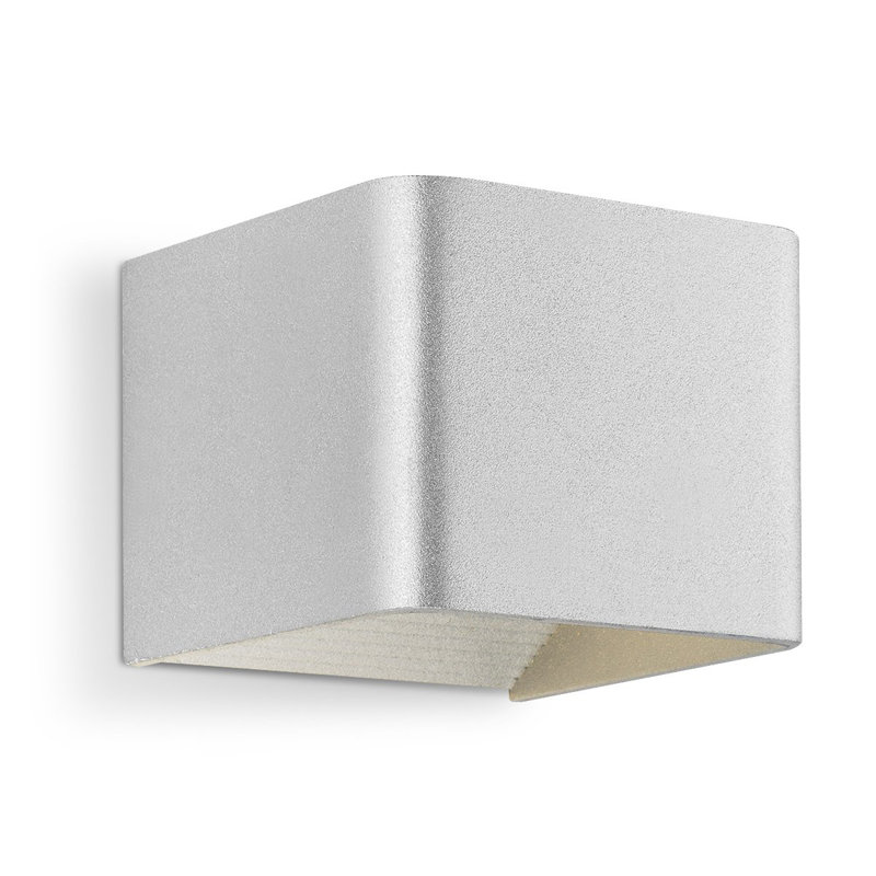Baconton LED Up & Downlight, Silver