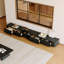 Meuble télé 114 po Modern Black-509592040