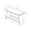 Banc de bar contemporain rembourré gris Jasmine, style moderne pour la salle à manger, pieds fuselés, bois d'hévéa, bois massif et matériau principal, banc de 45,08 po de profondeur,