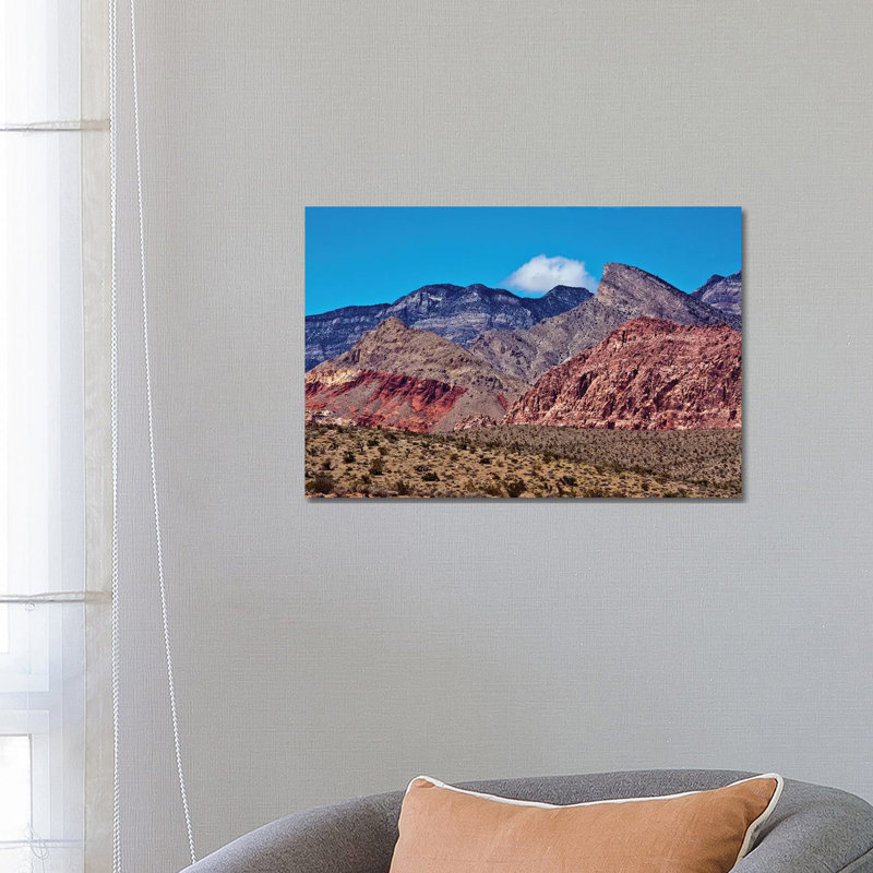 Red Rock Canyon, National Conservation Area, Nevada, USA 1 Piece Wrapped Canvas Wall Art, 66.04 cm H x 45.72 cm W x 1.91 cm D