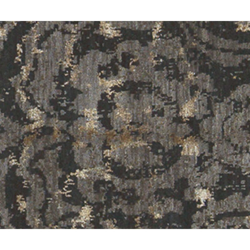 Hand Knotted Area Rug in Dark Gray