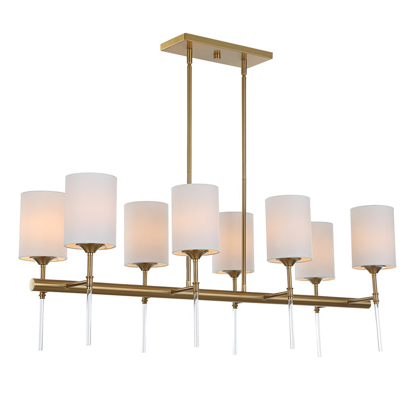 Lustre linéaire 8 lumières Uttermost Awyr