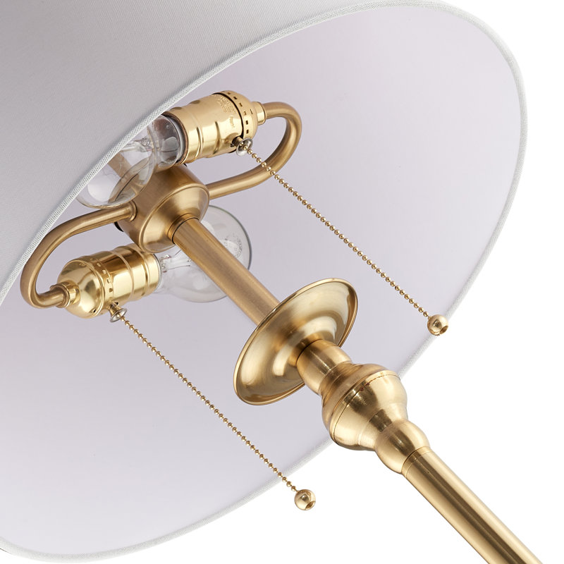 Lampe sur pied 61 po Amiyra, Or antique