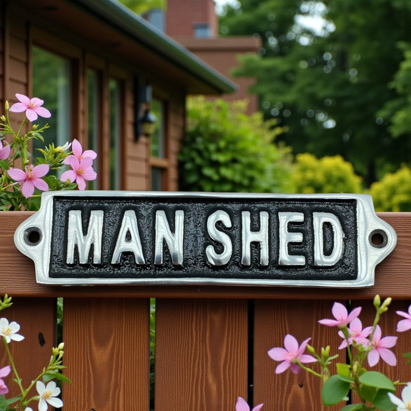 Eicher Cast Iron Man Shed Wall Sign