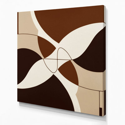 Minimalisme 99, art mural sur toile beige