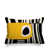 Jaune / noir / blanc cassé
