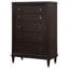 Commode 5 tiroirs Brun Niguel