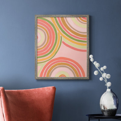 Abstract Rainbow I Premium Framed Canvas - Ready to Hang