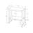 2 End Table In Grey Laminate And Black Metal, For Flexible Placement Bedroom Or Living Room Nightstand Ideal Lamp