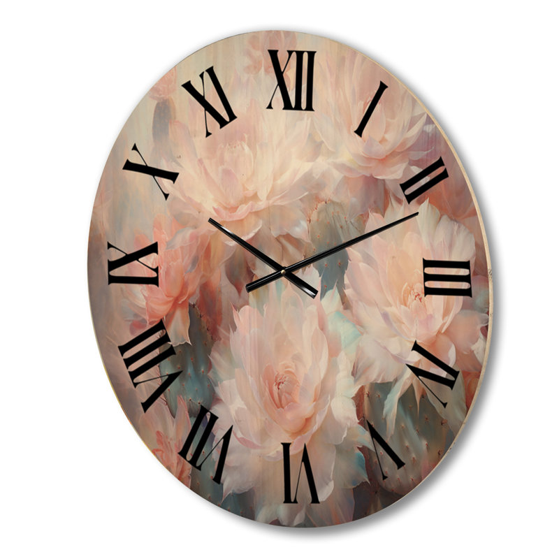 Horloge murale en bois massif Vasudha, Moyenne