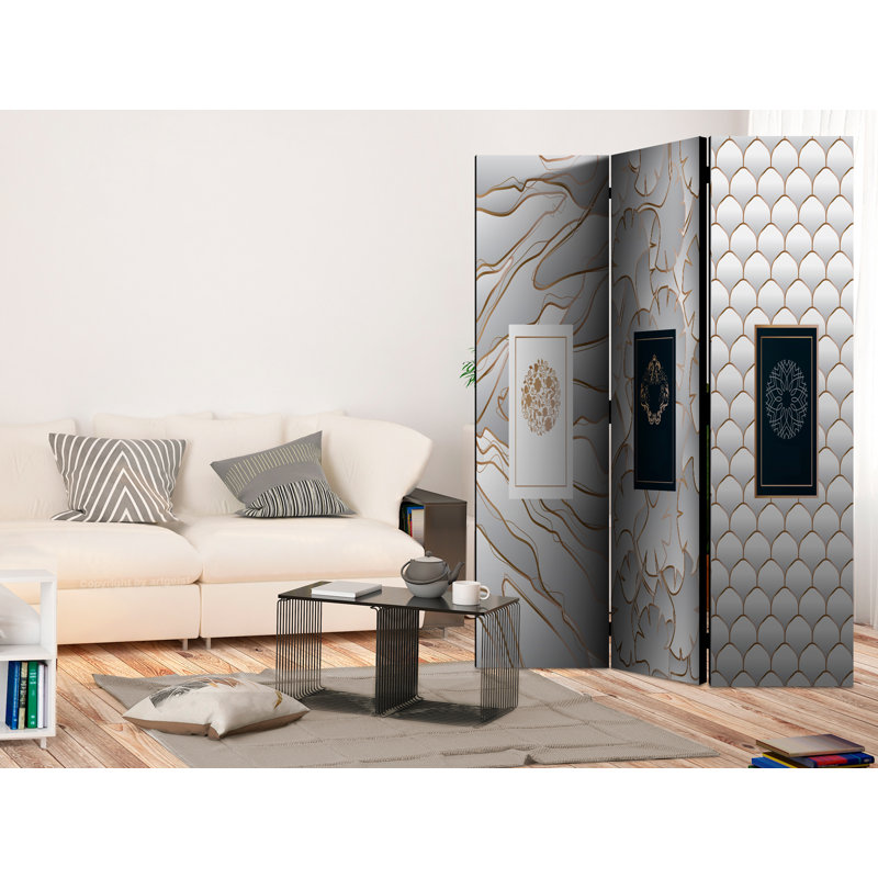 Dominique 172cm H Folding Room Divider, 3