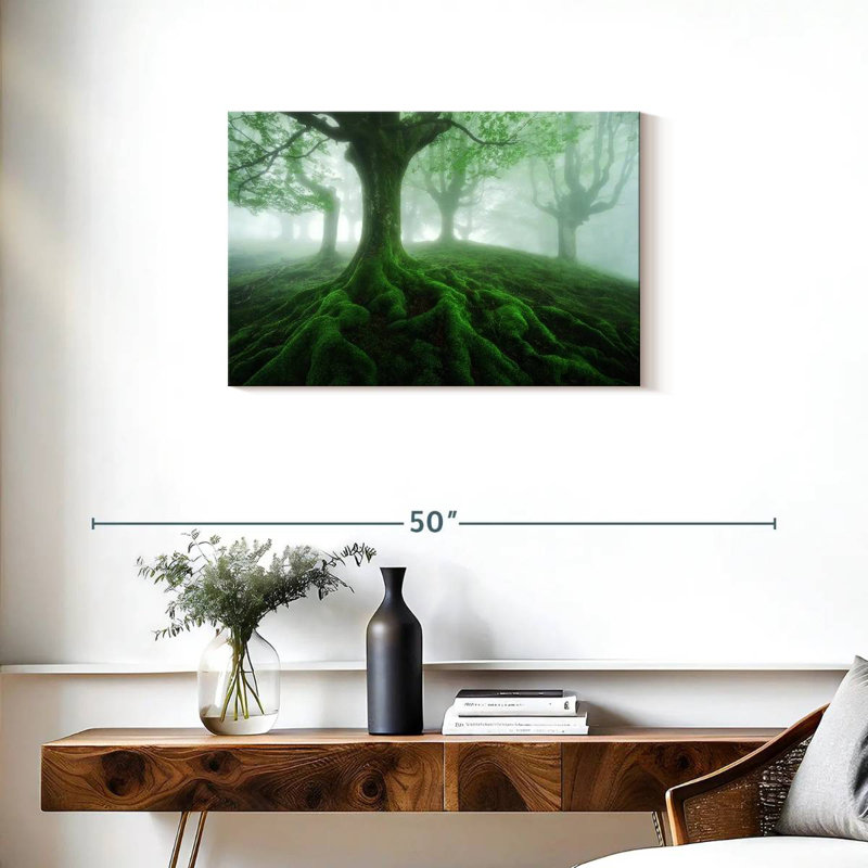 Forêt brumeuse Alvord Mossy, H 20 po x l 30 po