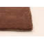 Tapis brun foncé en laine touffeté à la main Aimiejit