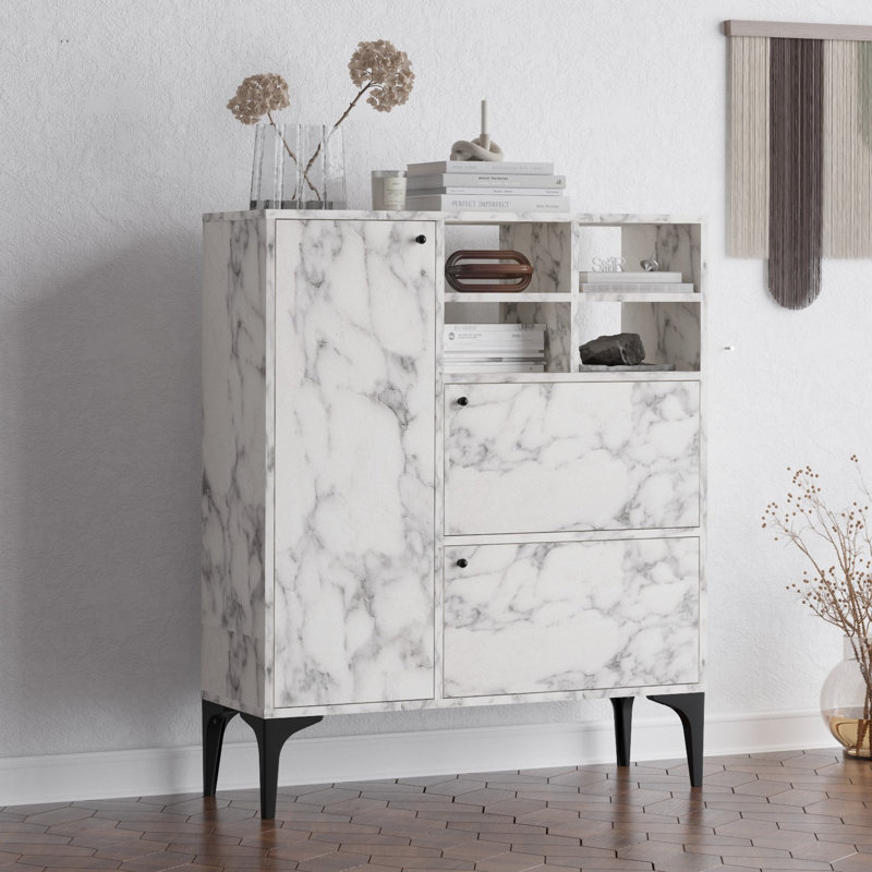 Console Edelstein, Marbre de Carrare