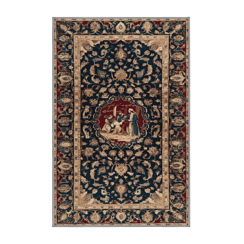 Tapis mauve lavable à la machine, Tapis de couloir 2 pi x 5 pi
