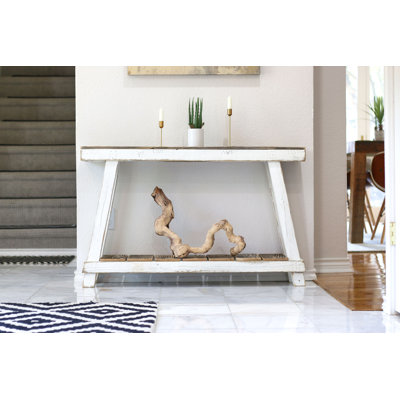 Wendie 46'' Solid Wood Console Table