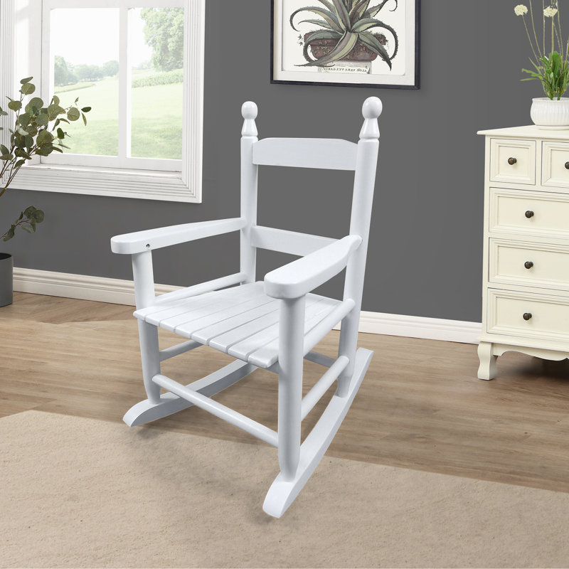 Chaise berçante pour enfants, Blanc