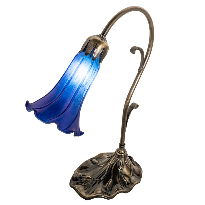 Frentz Arched Table Lamp, Blue
