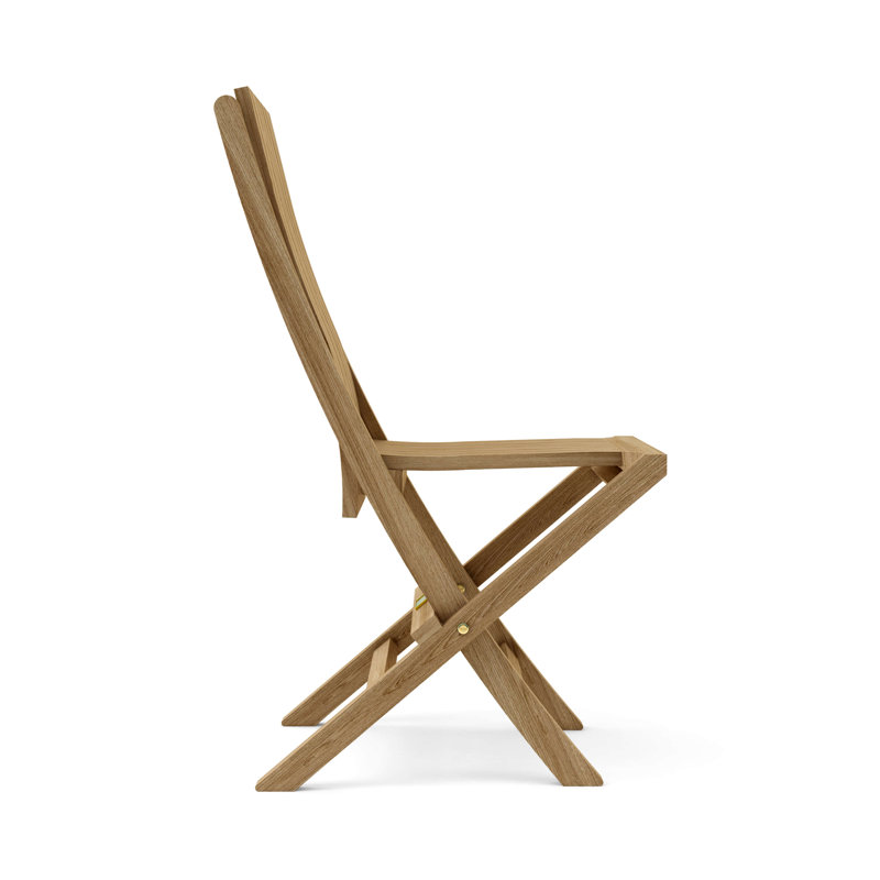 Andrew Folding Patio Dining Chair with Cushion