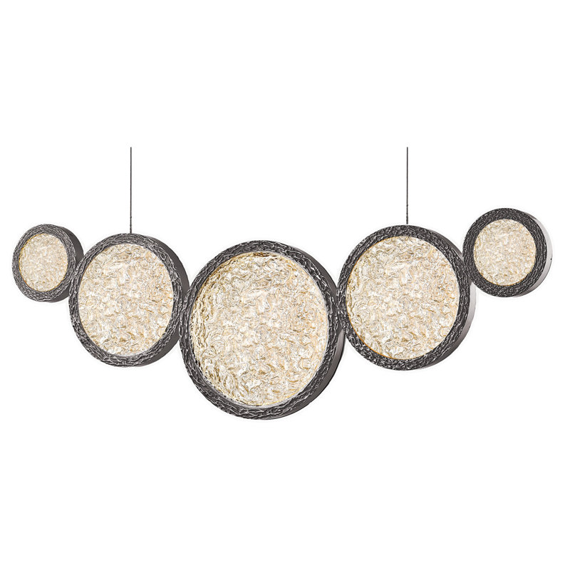 Bottega LED Pendant, Polished Nickel