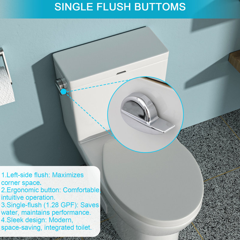 Sleek Ceramic Toilet With Gentle And Hygienic Flushing - Soft Closing Seat, Siphon Flushing, Low Water Absorption, Kind White Strong Efficient Forceful