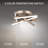 Parallax LED Semi Flush Mount-85472054-85472052