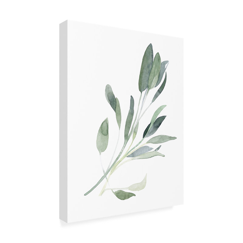 «Simple Sage I» par Emma Scarvey, H 47 po x l 35 po x P 2 po