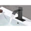 Robinet de lavabo pour salle de bain à poignée simple Waterfall Spout-125363754