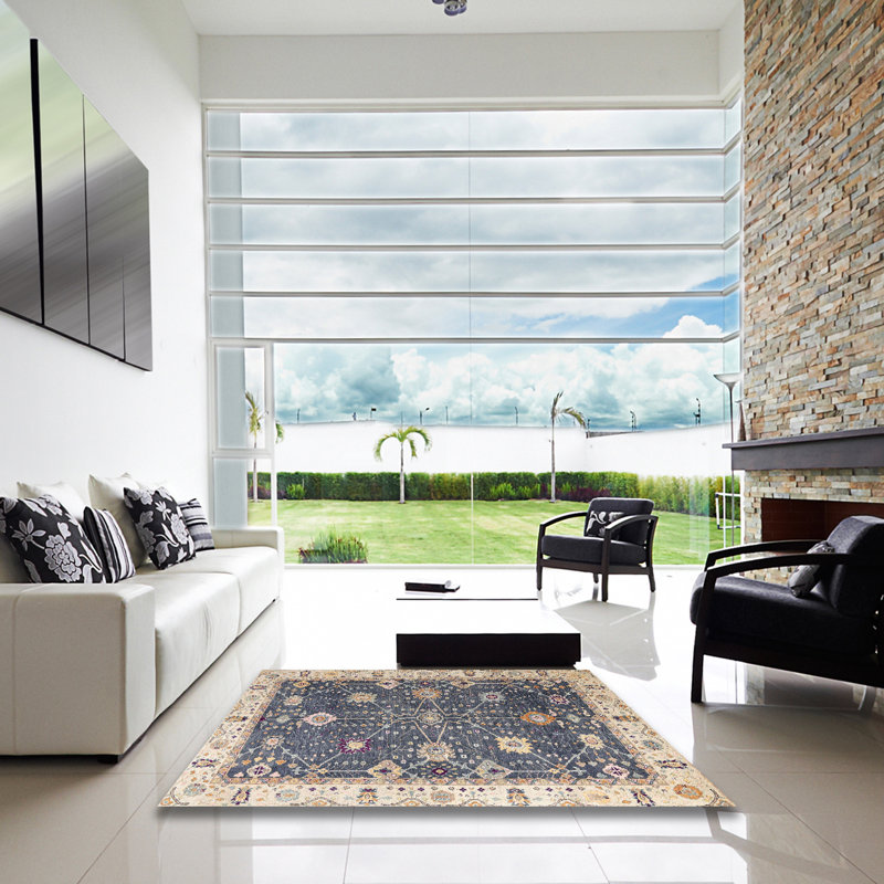 Oriental Indoor Rug, Square 7'