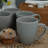 BIA Cordon Bleu Set Of 4, Honeycomb Mugs, Gray