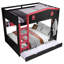 Grand lit sur un grand lit avec lit gigogne et tablettes de rangement-1011440816-1010777534