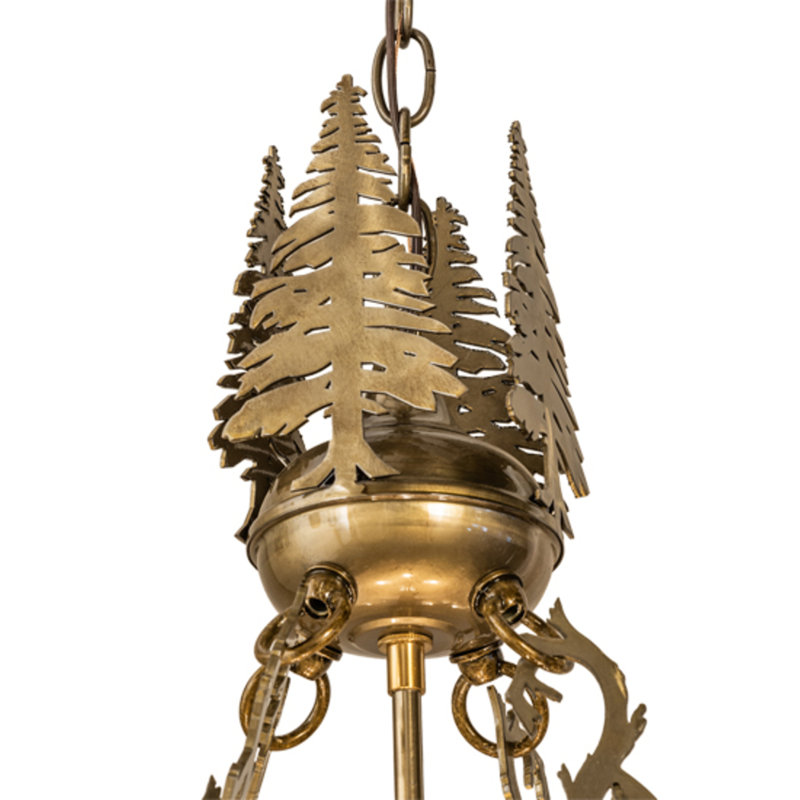 Moose At Dusk 4 - Light Chandelier