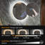 Bresemen Acrylic Round Bathroom Mirror with Led Lights - Anti-fog Wall Mounted -50/60cm-1536944299