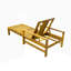Chaise longue d'extérieur à dossier réglable en bois d'acacia convenant aux jardins-1164427432