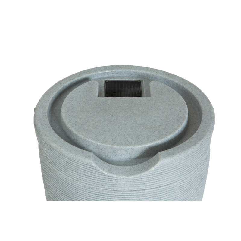 Baril de pluie 50 gallons Impressions Stone, Granite pâle