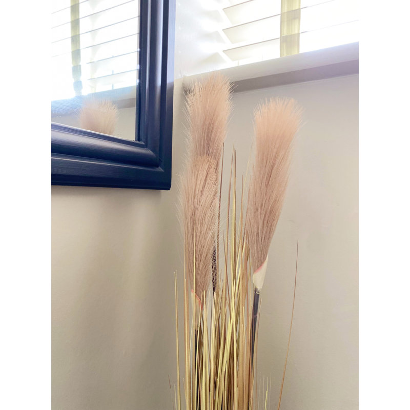 Pampas Glass Arrangement in Basket